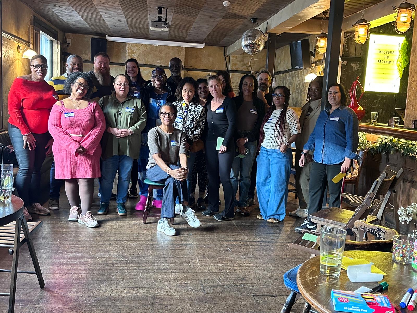 Participants gathered at a recent Joy Series event in Peckham, London